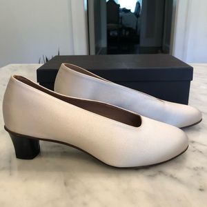 Martiniano High Glove Satin Pumps